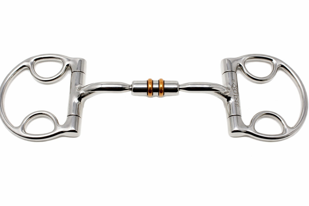 Horse Mouth Comfort Snaffle Gag Bit w/ Copper Rollers 35625