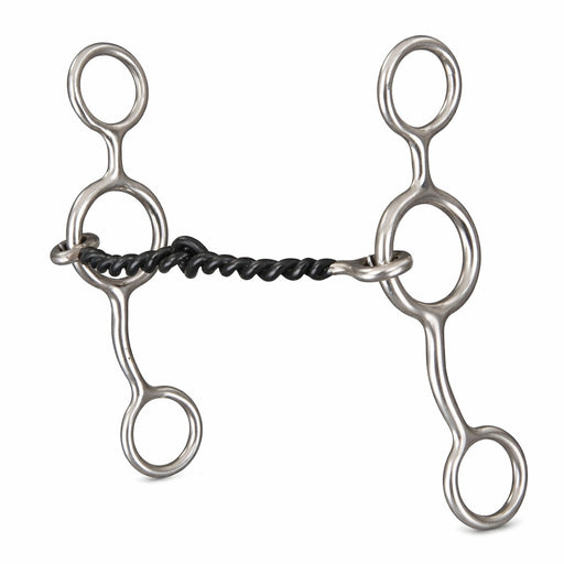 Horse  5" Sweet Iron Twisted Wire Mouth Gag Bit 35629B