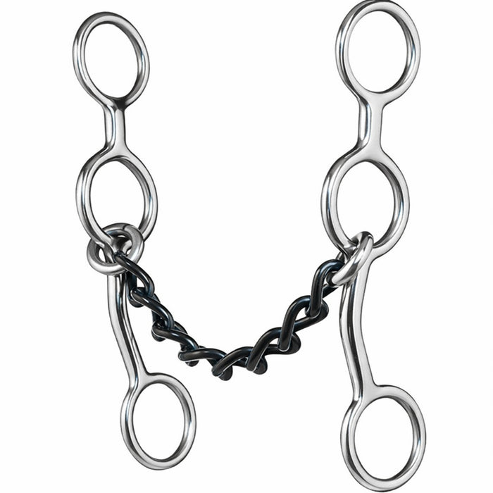 Horse  5" Sweet Iron Chain Mouth Gag Bit 35630B
