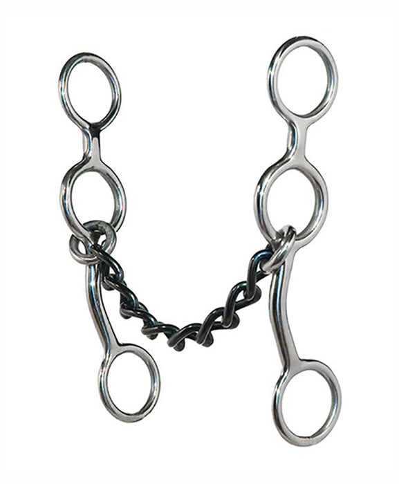 Horse  5" Sweet Iron Chain Mouth Gag Bit 35630B