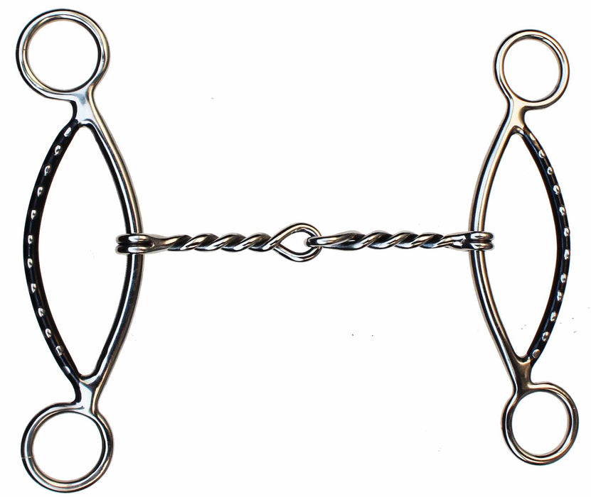 Western Copper Roller Mouth Aluminum Engraved Comfort Snaffle Bit 35634