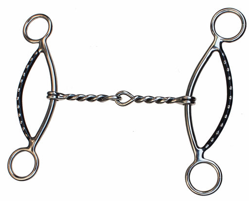 Western Copper Roller Mouth Aluminum Engraved Comfort Snaffle Bit 35634