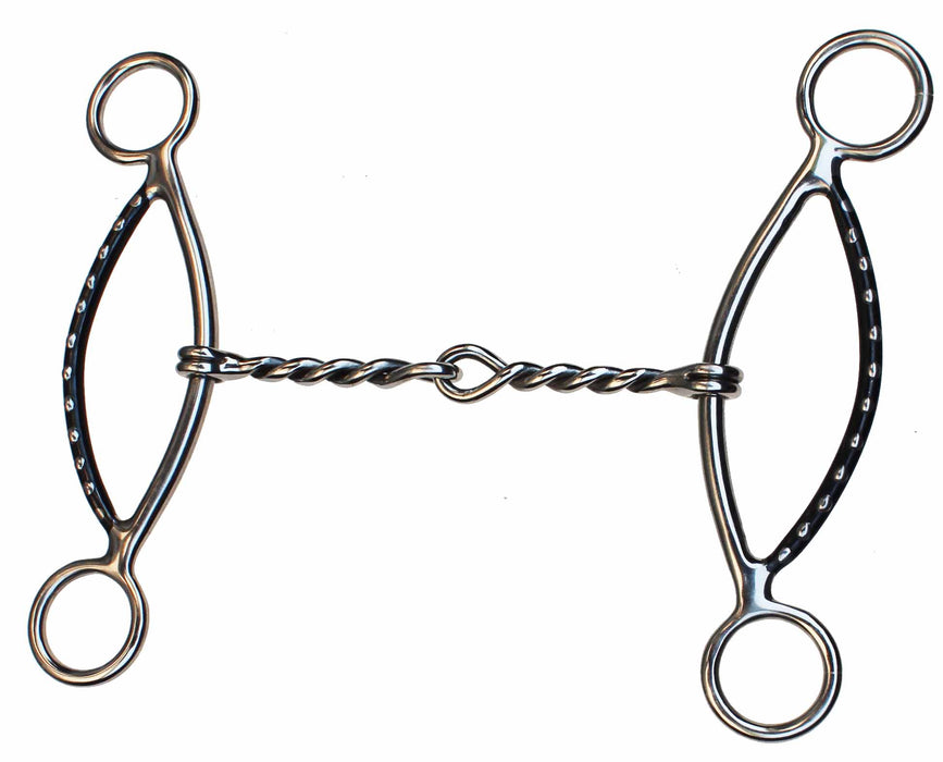 Western Copper Roller Mouth Aluminum Engraved Comfort Snaffle Bit 35634