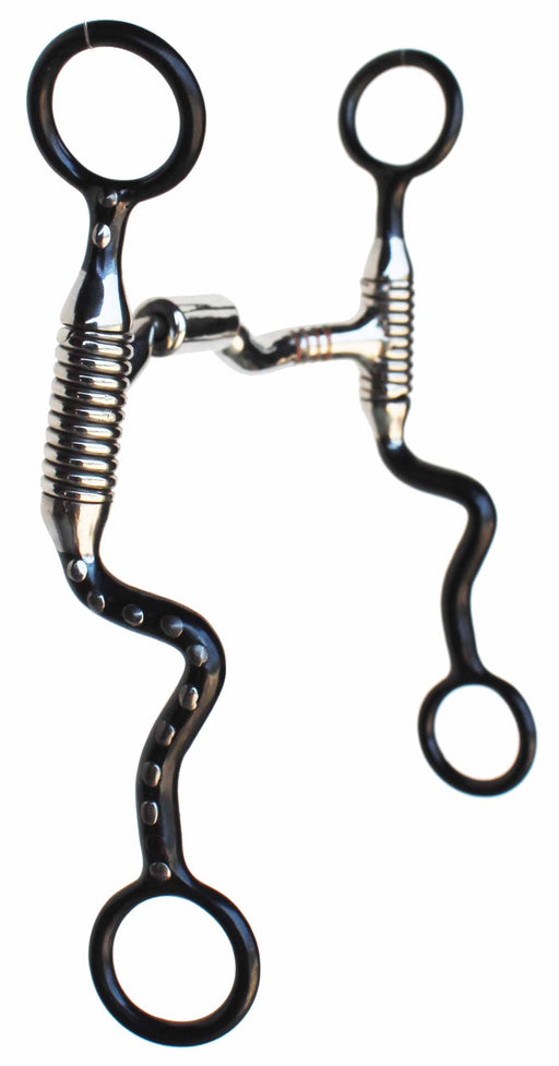 Western Comfort Jointed Low-Port Swivel Mouth Long Shank Futurity Bit 35636