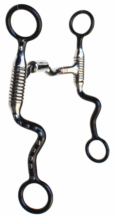 Western Comfort Jointed Low-Port Swivel Mouth Long Shank Futurity Bit 35636