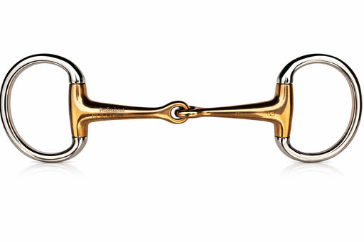 SS Eggbutt Single Jointed Copper Mouth Snaffle Training Bit 35640