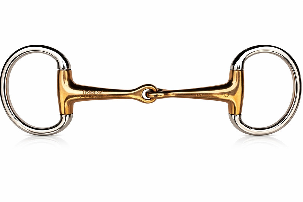 SS Eggbutt Single Jointed Copper Mouth Snaffle Training Bit 35640