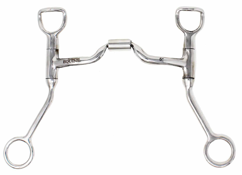 Stainless Steel Comfort Jointed Low-Port Swivel Mouth Futurity Bit 35641