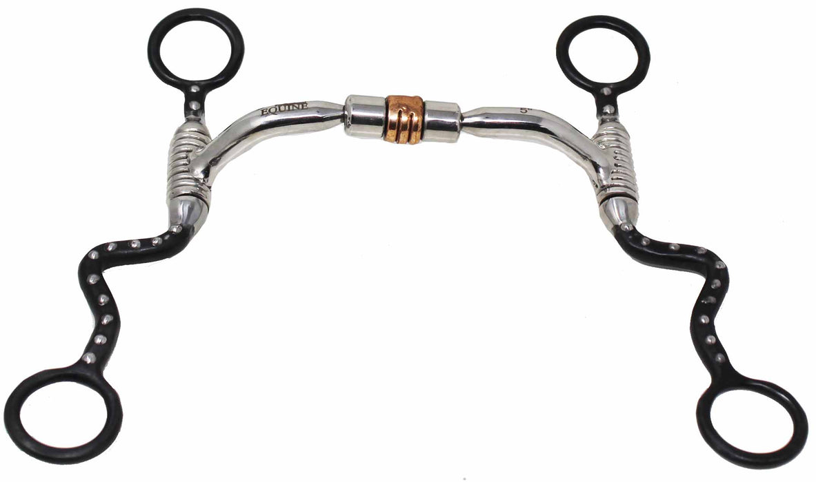 Western Comfort Jointed Copper Rollers Swivel Mouth Futurity Bit 35643