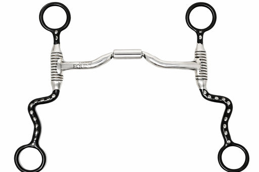 Western  Comfort Jointed Low-Port Swivel Mouth Long Shank Futurity Bit 35644