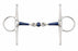 SS Full Cheek   Mouth 3-Piece Sweet Iron Dog Bone Snaffle Bit 35646