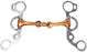5" Short Shank Double Jointed Copper Mouth Lozenge Snaffle Horse Bit 35662B