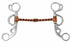 5" Short Shank Argentine Twisted Wire Copper Mouth Snaffle Studded Bit 35665B