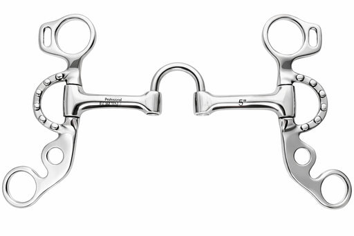 Western 5" Mouth Low Port Swivel Mouth Short Cheek Horse Correction Bit 35668B