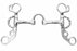 Western 5" Mouth Low Port Swivel Mouth Short Cheek Horse Correction Bit 35668B