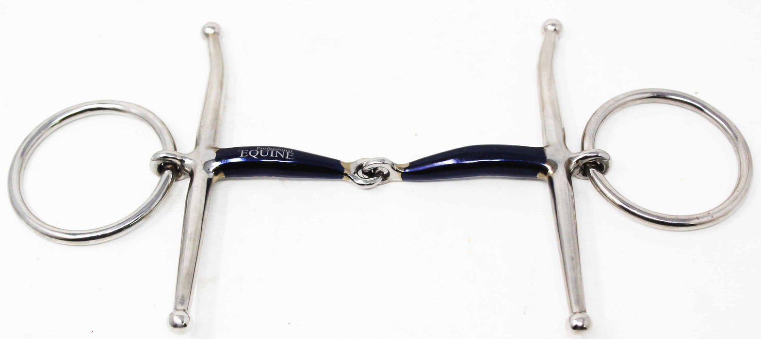 SS Dee-Ring 5" Mouth Sweet Iron Full Cheek Loose Ring Snaffle Horse Bit 35670B