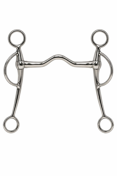 Western Stainless Steel 5" Low Port Mouth Swivel Cheeks Horse Training Bit 35680B