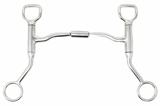 Horse Bit Stainless Steel 5" Comfort Jointed Low-Port Swivel Mouth Tack 35GA01B
