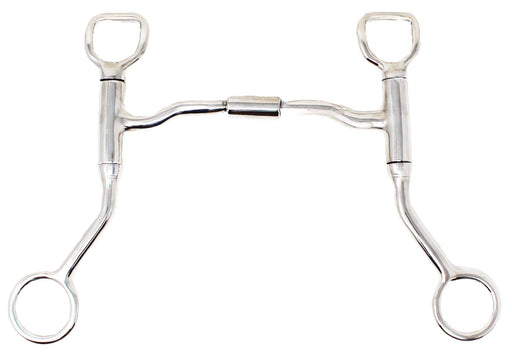 Horse Bit Stainless Steel 5" Comfort Jointed Low-Port Swivel Mouth Tack 35GA01B