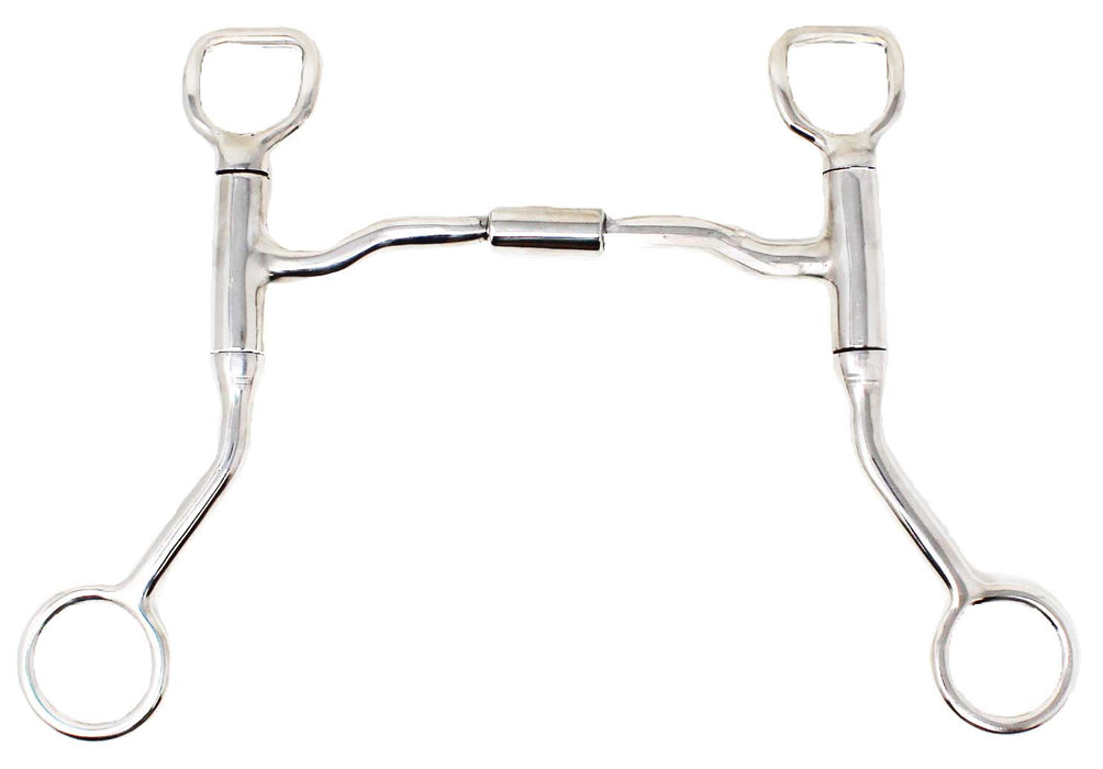 Horse Bit Stainless Steel 5" Comfort Jointed Low-Port Swivel Mouth Tack 35GA01B