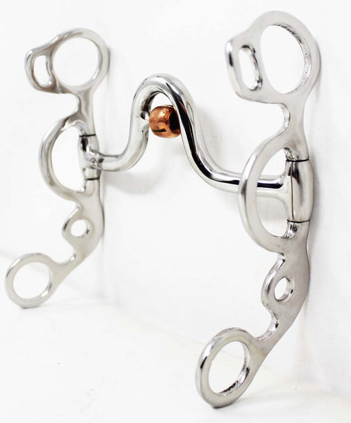 Horse 5" High Port Mouth Short Shank Cheek Horse Correction Bit 35GA02B