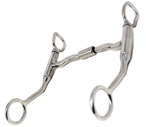 Horse Stainless Steel 5" Comfort Jointed Low Port Comfort Snaffle Bit 35GA10B