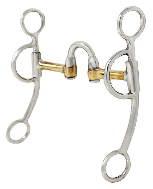 Horse Stainless Steel 5" Swivel Copper Mouth Correction Bit 35GA13B 35GA13B