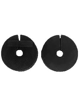 Challenger Set of 2 Horse 8mm Black Neoprene Bit Guards 35Guard1