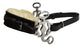Challenger Horse Adjustable Leather Bitless Bridle Training Hackamore 35H15