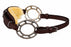 Horse Fleece Lined Adjustable Leather Bitless Bridle Curb Strap Hackamore 35H34