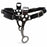 Horse Bit Adjustable Black Leather Padded Training Bitless Hackamore 35RT01