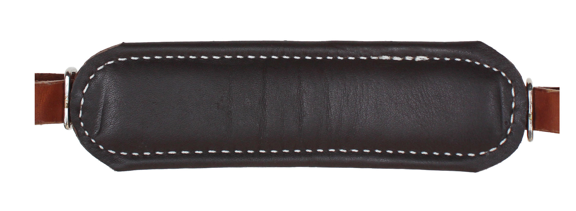 Horse Adjustable Black Leather Padded Training Bitless Hackamore 35RT01