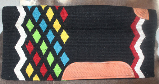 34x36 Horse Wool Western Show Trail SADDLE BLANKET Rodeo Pad Rug  36120T