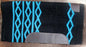 34x36 Horse Wool Western Show Trail SADDLE BLANKET Rodeo Pad Rug  36193D