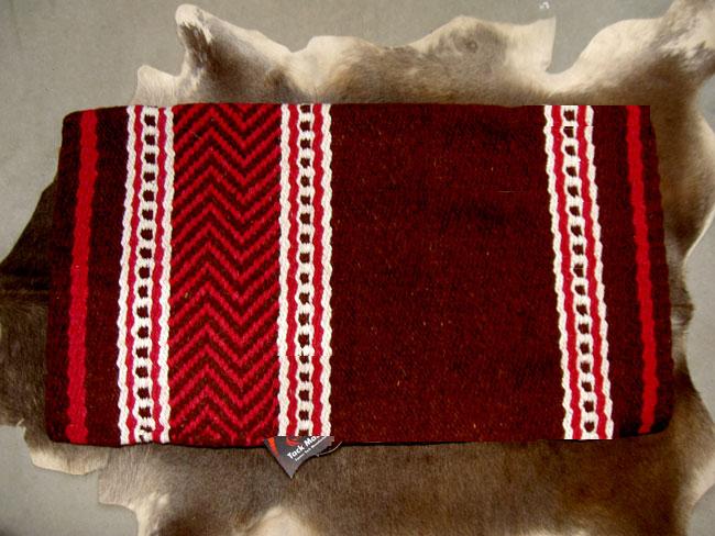 34x36 Horse Wool Western Show Trail SADDLE BLANKET Rodeo Pad Rug Brown 3655