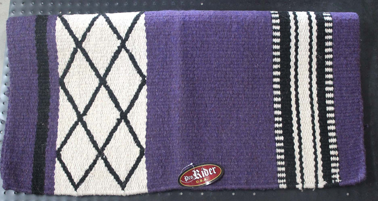 34x36 Horse Wool Western Show Trail SADDLE BLANKET Rodeo Pad Rug  36S100