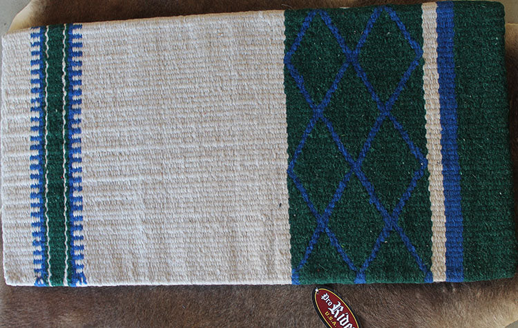 34x36 Horse Wool Western Show Trail SADDLE BLANKET Rodeo Pad Rug  36S195