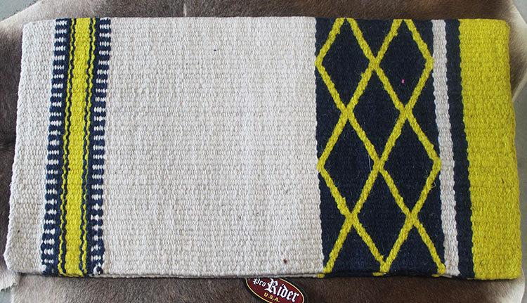 34x36 Horse Wool Western Show Trail SADDLE BLANKET Rodeo Pad Rug  36S364