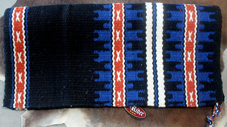 34x36 Horse Wool Western Show Trail SADDLE BLANKET Rodeo Pad Rug  36S368