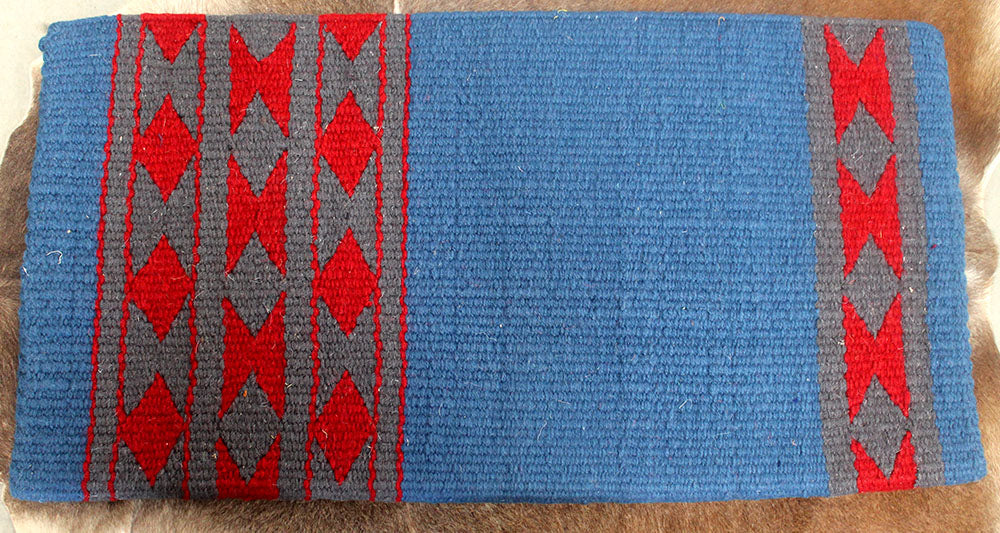 34x36 Horse Wool Western Show Trail SADDLE BLANKET Rodeo Pad Rug  36S417