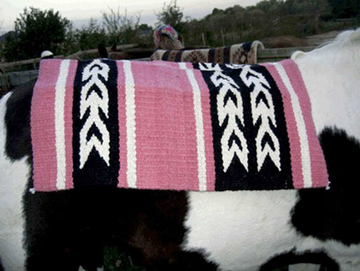34x36 Horse Wool Western Show Trail SADDLE BLANKET Rodeo Pad Rug  36S53