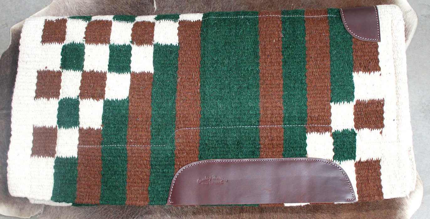 Wool Western Show Horse Trail SADDLE PAD Rodeo Blanket Tack  38108