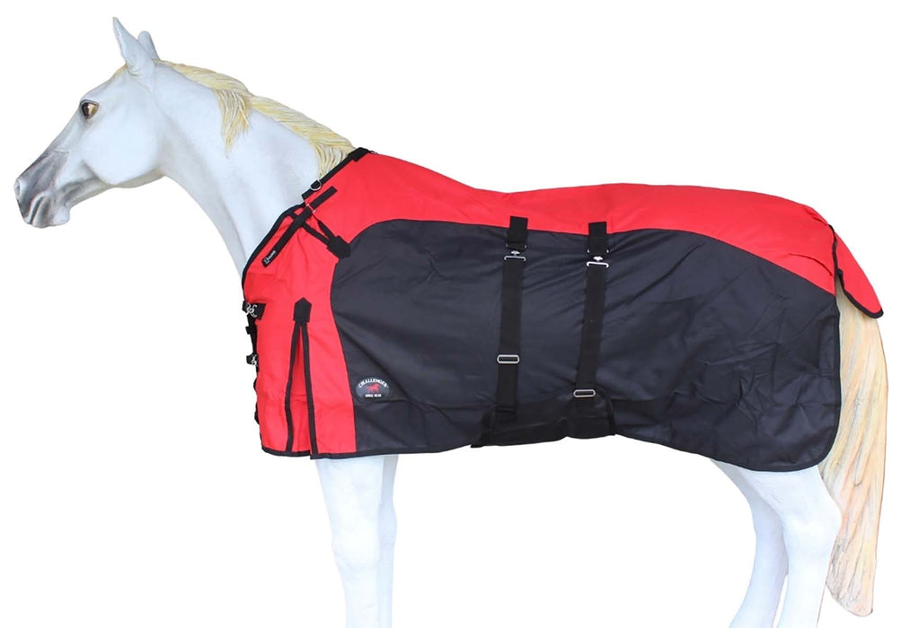 1200D Turnout Waterproof Rain Horse SHEET Light Winter Blanket Fleece Lining