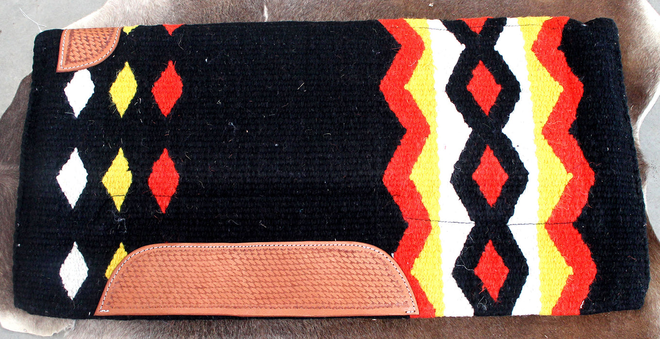 Wool Western Show Horse Trail SADDLE PAD Rodeo Blanket Tack  3886