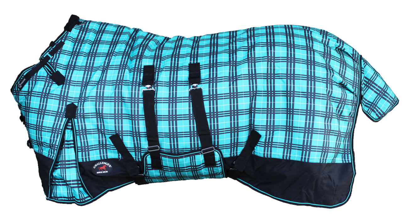 Challenger 1200D Turnout Waterproof Rain Horse SHEET Light Winter Blanket 389B