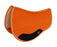Challenger 28" x 30" Western Quilted Fleece Padded Barrel Saddle Pad Orange 39105