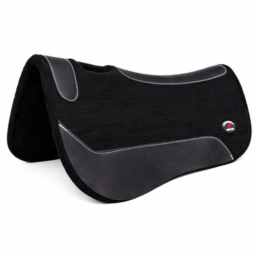Horse Western Wool Felt Contoured Close Contact Barrel Saddle Pad Purple 39121