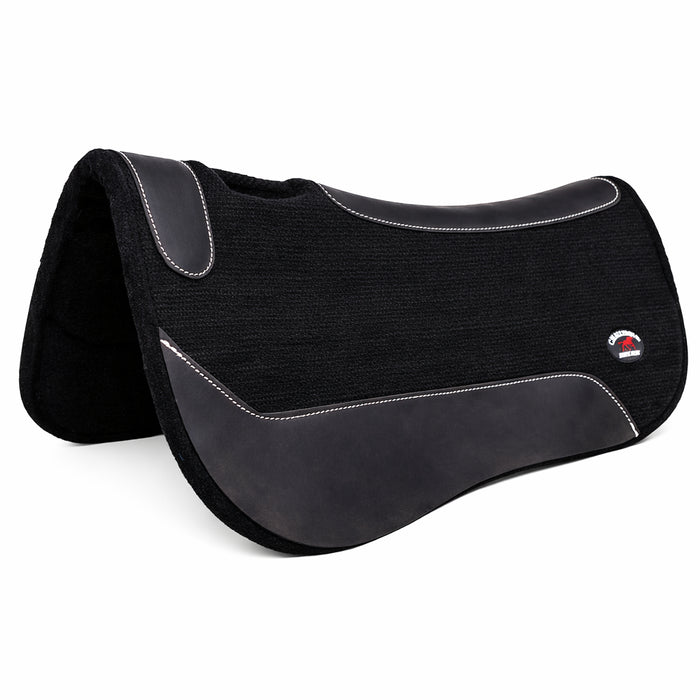 Horse Western Wool Felt Contoured Close Contact Barrel Saddle Pad Purple 39121