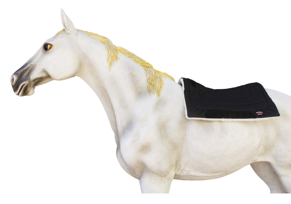 Horse & Pony SADDLE PAD Western Riding Trail Cordura Top Fur Bottom Full 39143