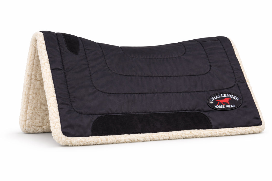 Horse & Pony SADDLE PAD Western Riding Trail Cordura Top Fur Bottom Full 39143